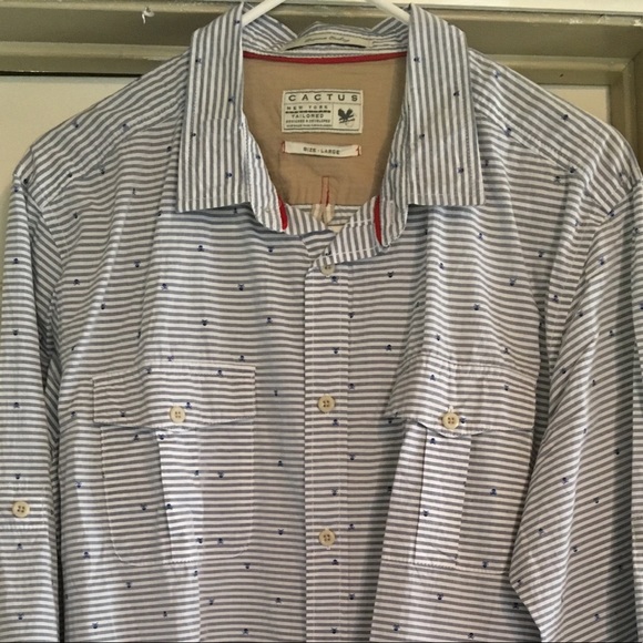 Long Sleeve Button-Up Casual Skull Shirt NWOT - Picture 1 of 6